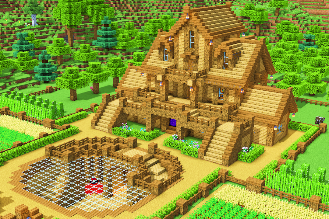 Minecraft House plan Xbox 360 Blueprint, village, building