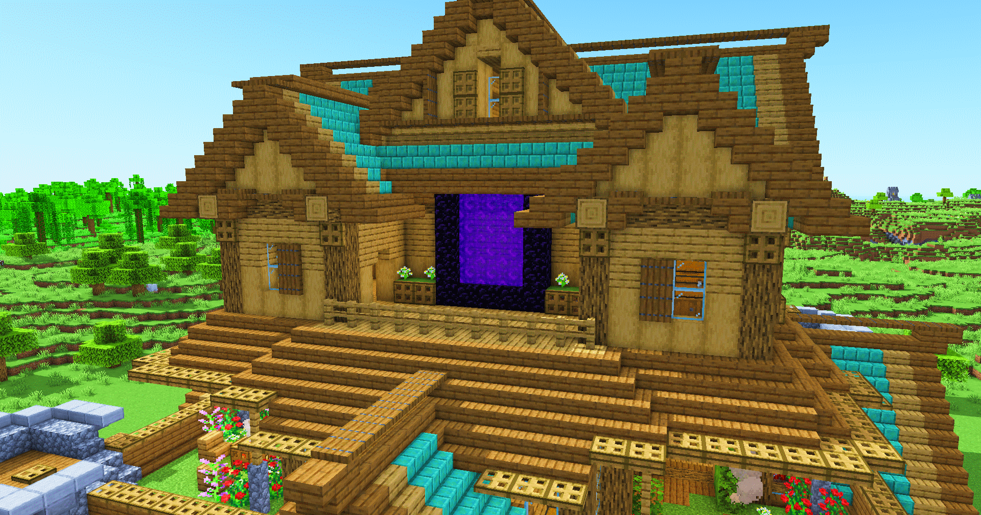 Minecraft Starter House 80 3d Guide Charliecustard Builds