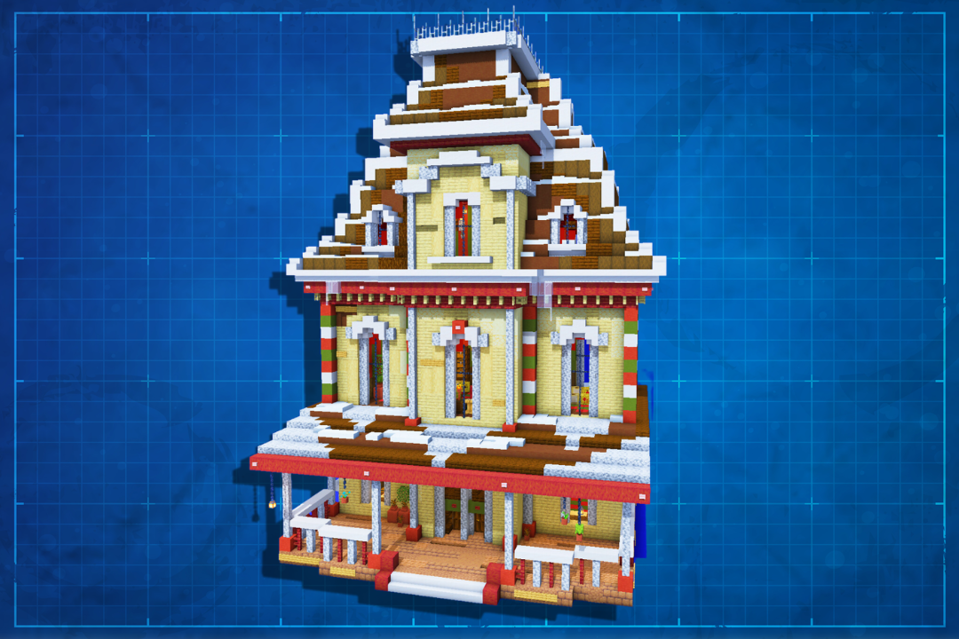 Christmas Manor | 3D Guide & Download @ Charliecustard Builds