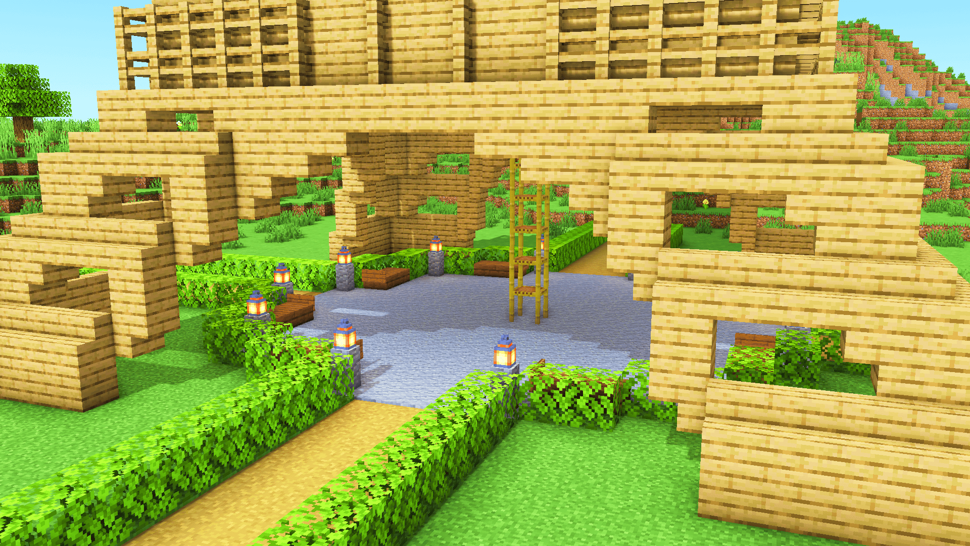Minecraft Eiffel Tower Survival Base | 3D Guide @ Charliecustard Builds