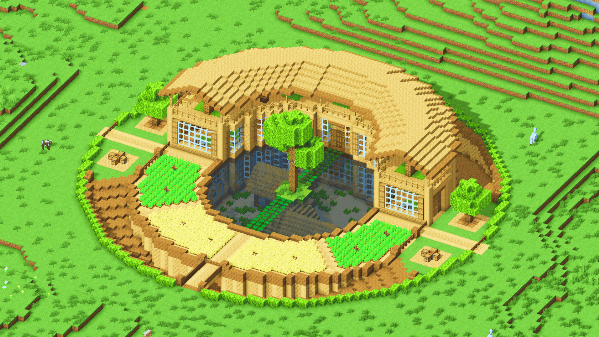 Minecraft Aquarium Survival Base | 3D Guide @ Charliecustard Builds