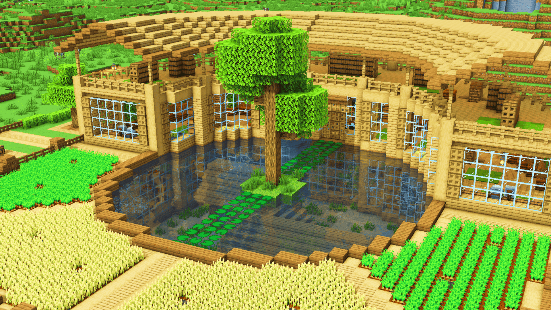 Minecraft Aquarium Survival Base | 3D Guide @ Charliecustard Builds
