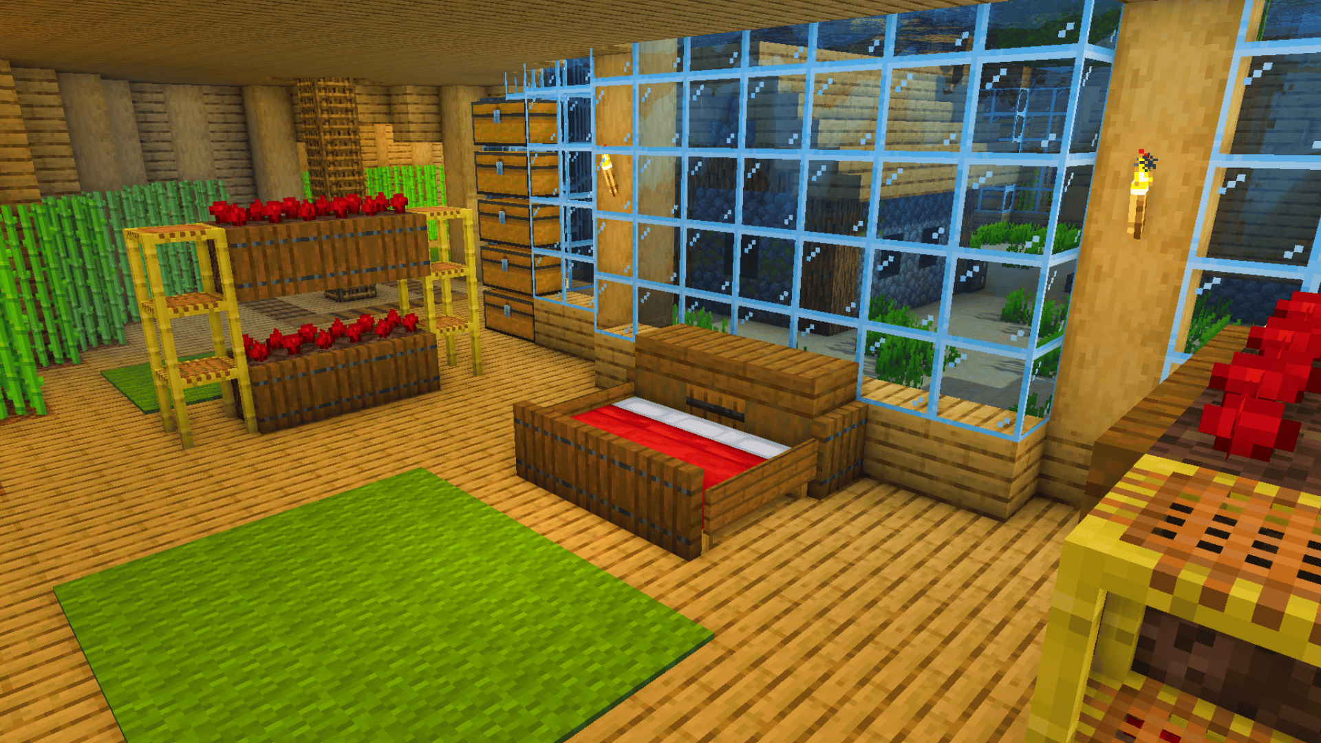 Minecraft Aquarium Survival Base | 3D Guide @ Charliecustard Builds