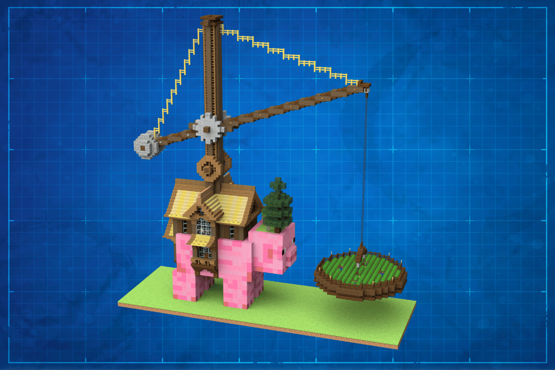 Pig House Carrot Farm @ Charliecustard Builds | Download