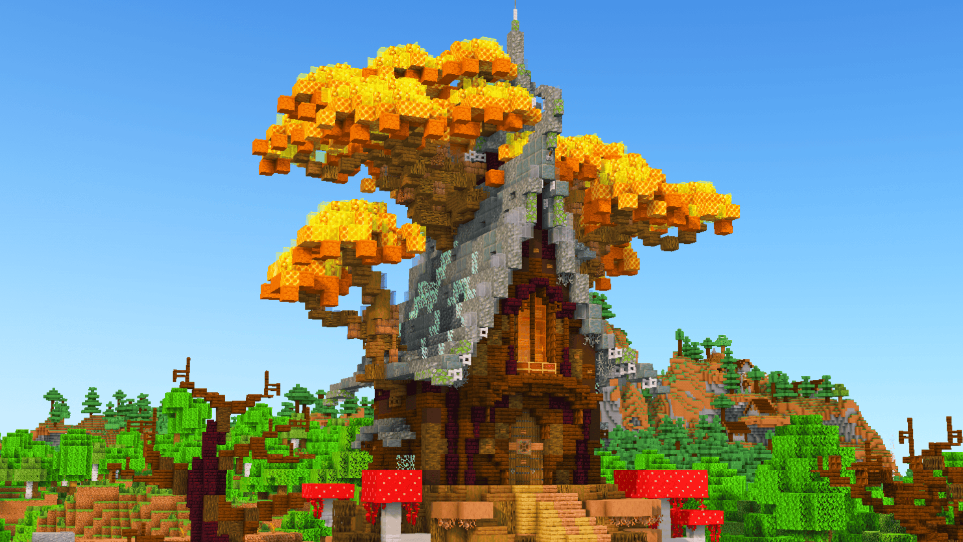 Shack In Minecraft Minecraft Halloween Rooted Shack | 3D Guide @ Charliecustard Builds