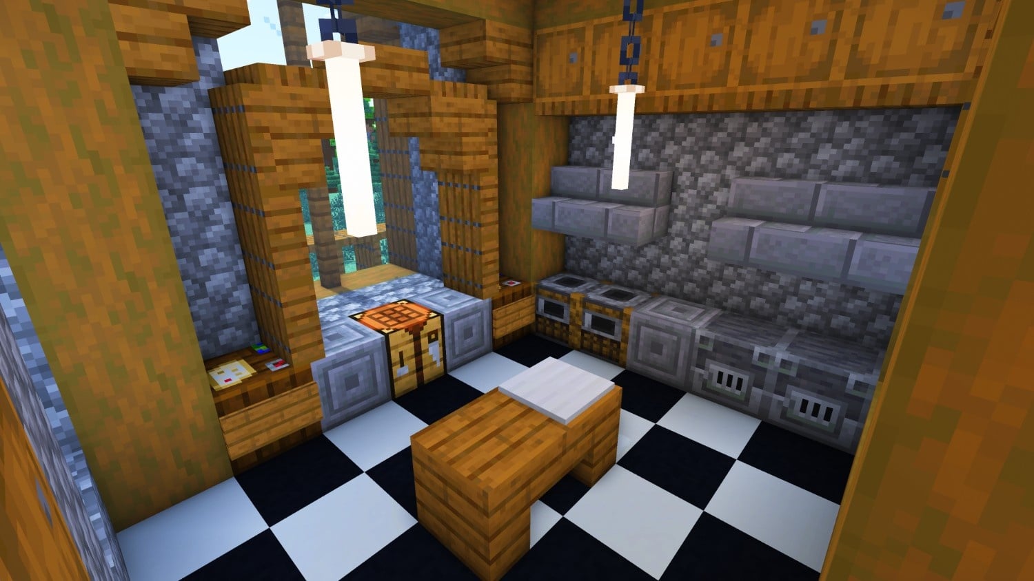 Minecraft Rav Room Minecraft Raventon Cabin | 3D Guide @ Charliecustard Builds